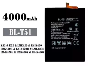 互換 バッテリー BL-T51 対応 LG K42 / K52