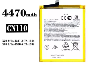 互換 バッテリー CN110 対応 Nokia X20 / X10