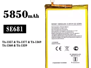 互換 バッテリー SE681 対応 Nokia TA-1357/TA-1337/TA-1369/TA-1360/TA-1359