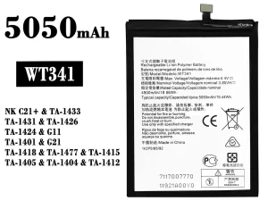 互換 バッテリー WT341 対応 Nokia NK C21,C21+ / G11 / G21
