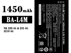 互換 バッテリー BA-L4M 対応 Nokia 3210 4G/NK 220 4G/235 4G