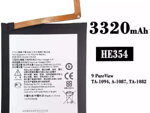 互換 バッテリー HE354 対応 Nokia 9 PureView