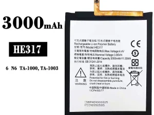 互換 バッテリー HE317 対応 Nokia 6