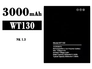 互換 バッテリー WT130 対応 Nokia NK 1.3
