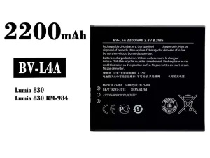 互換 バッテリー BV-L4A 対応 Nokia Lumia 830