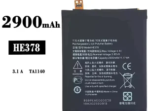 互換 バッテリー HE378 対応 Nokia NK 3.1