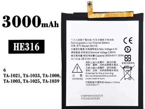 互換 バッテリー HE316 対応 Nokia 6