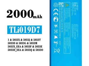 互換 バッテリー Tli019D7 対応 Alcatel 1