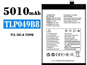 互換 バッテリー TLP049B8 対応 Alcatel TCL 505/T509K