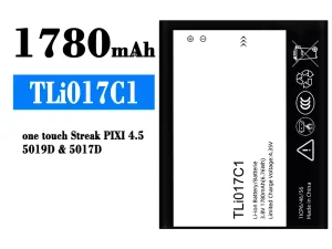 互換 バッテリー TLi017C1 対応 Alcatel One Touch Streak PIXI 4.5