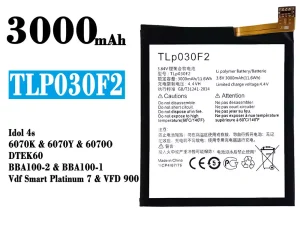 互換 バッテリー TLP030F2 対応 Alcatel Idol 4s