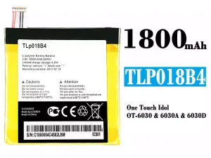 互換 バッテリー TLp018B4 対応 Alcatel One Touch Idol
