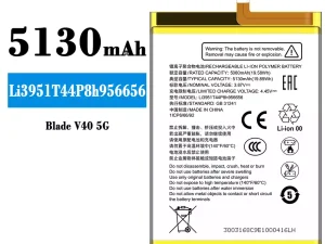 互換 バッテリー Li3951T44P8h956656 対応 ZTE Blade V40 5G