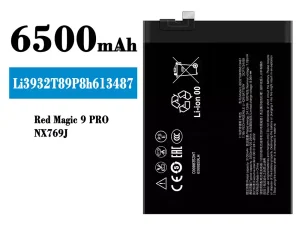 互換 バッテリー Li3932T89P8h613487 対応 ZTE Red Magic 9 PRO