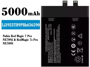 互換 バッテリー Li3923T89P8h636590 対応 Nubia Red Magic 7 Pro/ RedMagic 7S Pro