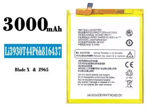 互換 バッテリー Li3930T44P6h816437 対応 ZTE Blade X/Z965