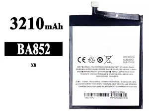 互換 バッテリー BA852 対応 Meizu X8