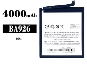 互換 バッテリー BA926 対応 Meizu 16XS
