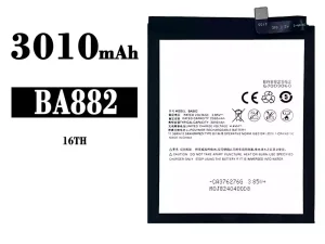 互換 バッテリー BA882 対応 Meizu 16TH