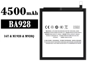 互換 バッテリー BA928 対応 Meizu 16T/M1928/M928Q