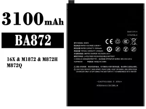 互換 バッテリー BA872 対応 Meizu 16X/M1872/M872H/M872Q