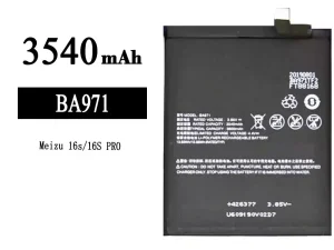 互換 バッテリー BA971 対応 Meizu 16s/16s Pro