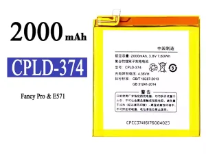 互換 バッテリー CPLD-374 対応 Coolpad fancy pro/E571