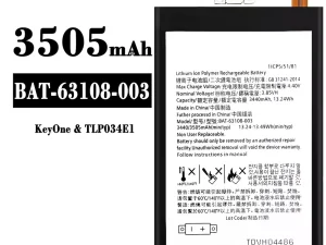 互換 バッテリー BAT-63108-003 対応 BlackBerry KeyOne