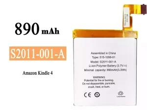 互換 バッテリー S2011-001-A 対応 Amazon Kindle 4