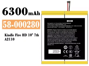互換 バッテリー 58-000280 対応 Amazon Kindle Fire HD 10" 7th/A2110