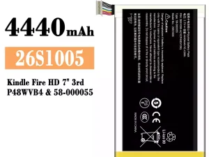 互換 バッテリー 26S1005 対応 Amazon Kindle Fire HD 7" 3rd/58-000055