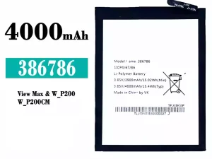 互換 バッテリー 386786 対応 Wiko view max