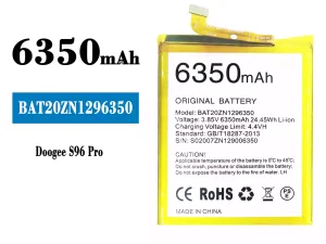 互換 バッテリー BAT20ZN1296350 対応 Doogee S96 Pro