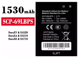 互換 バッテリー SCP-69LBPS 対応 Kyocera DuraXV/DuraXA/DuraXE