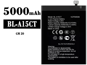 互換 バッテリー BL-A15CT 対応 General Mobile GM 20