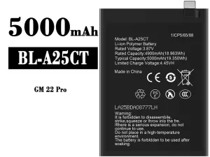 互換 バッテリー BL-A25CT 対応 General Mobile GM 22 Pro