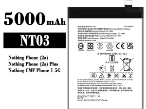 互換 バッテリー NT03 対応 Nothing Phone 1 5G/2a/2a Plus