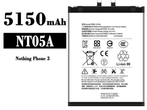 互換 バッテリー NT05a 対応 Nothing Phone 3