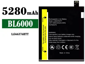 互換 バッテリー Li566376HTT 対応 Blackview BL6000