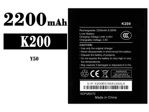 互換 バッテリー K200 対応 Wiko Y50