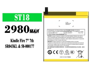 互換 バッテリー ST18 対応 Amazon Kindle Fire 7" 7th/58-000177