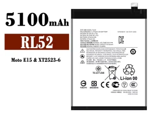 互換 バッテリー RL52 対応 Motorola E15