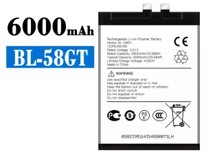 互換 バッテリー BL-58GT 対応 Tecno