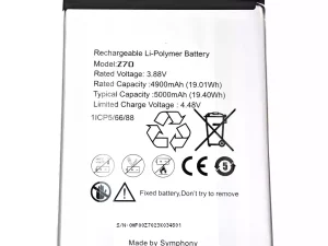 互換 バッテリー 対応 SYMPHONY Z70