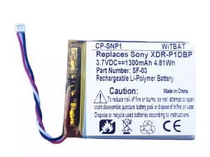 互換 ヘッドフォン バッテリー 対応 Sony XDR-P1DBP,Sony SF-03