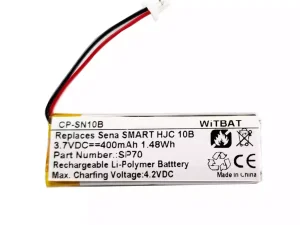 互換 ヘッドフォン バッテリー 対応 Sena SMART HJC 10B,Sena Smart HJC 20B