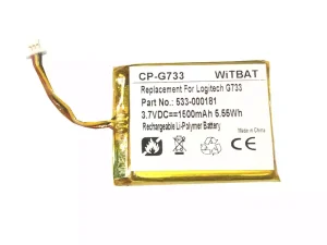 互換 ヘッドフォン バッテリー 対応 Logitech G733,G735,533-000181