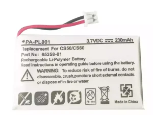 互換 ヘッドフォン バッテリー 対応 Plantronics CS50,CS351N,CS55,CS510,CS60