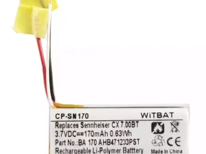 互換 ヘッドフォン バッテリー 対応 Sennheiser CX 7.00BT,Sennheiser Momentum In-Ear 充電ケース