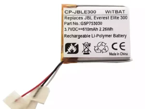 互換 ヘッドフォン バッテリー 対応 GSP902540,GSP753030